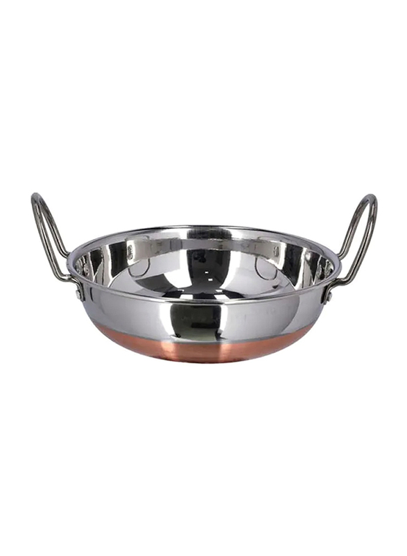 RoyalFord 21cm Copper Bottom & Stainless Steel Round Handle Kadai, RF9973, Silver
RoyalFord 21cm Copper Bottom & Stainless Steel Round Handle Kadai, RF9973, Silver