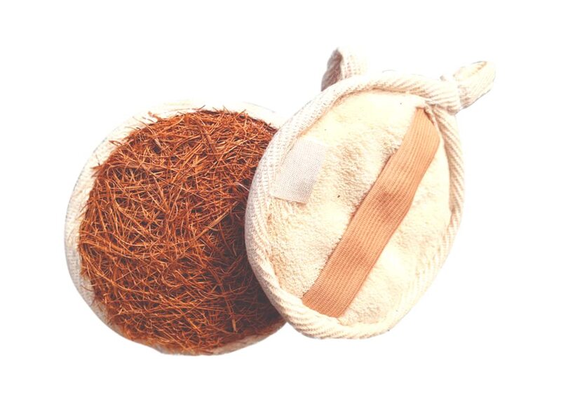 RoyalFord Coconut Fibre Bath Loofah with Terry Cloth Padding, RF10823, 1-Piece, Multicolour
RoyalFord Coconut Fibre Bath Loofah with Terry Cloth Padding, RF10823, 1-Piece, Multicolour
