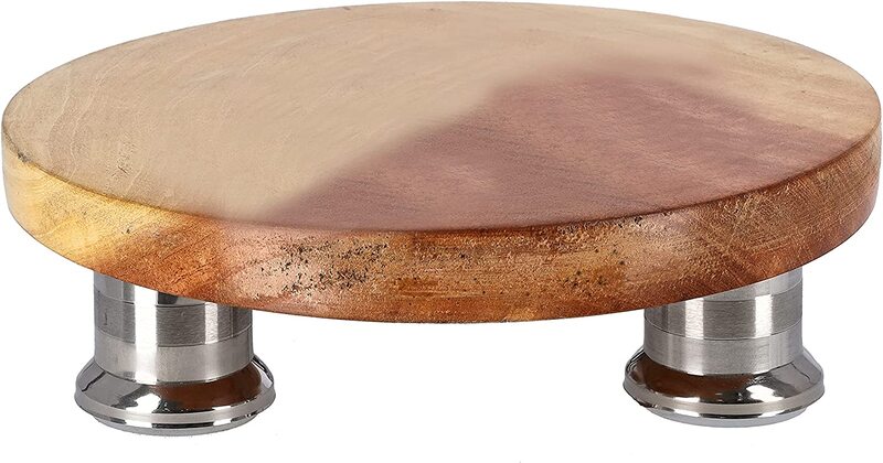 Royalford 10" Durable Natural Wooden Chapati Table with Steel Legs, RF10024, Brown
Royalford 10" Durable Natural Wooden Chapati Table with Steel Legs, RF10024, Brown