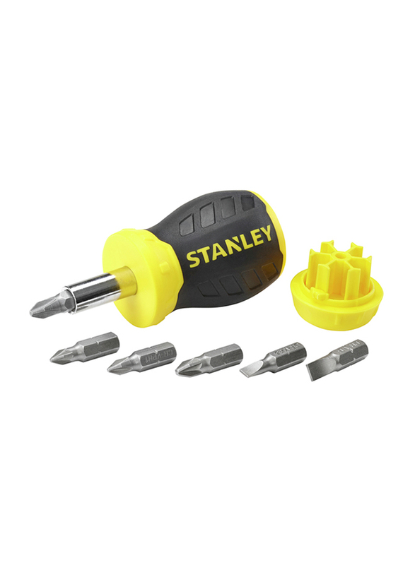 Stanley 7-Piece Magnetic Tip Multi Bit with Stubby Screwdriver Set, 0-66-357, Multicolour
Stanley 7-Piece Magnetic Tip Multi Bit with Stubby Screwdriver Set, 0-66-357, Multicolour