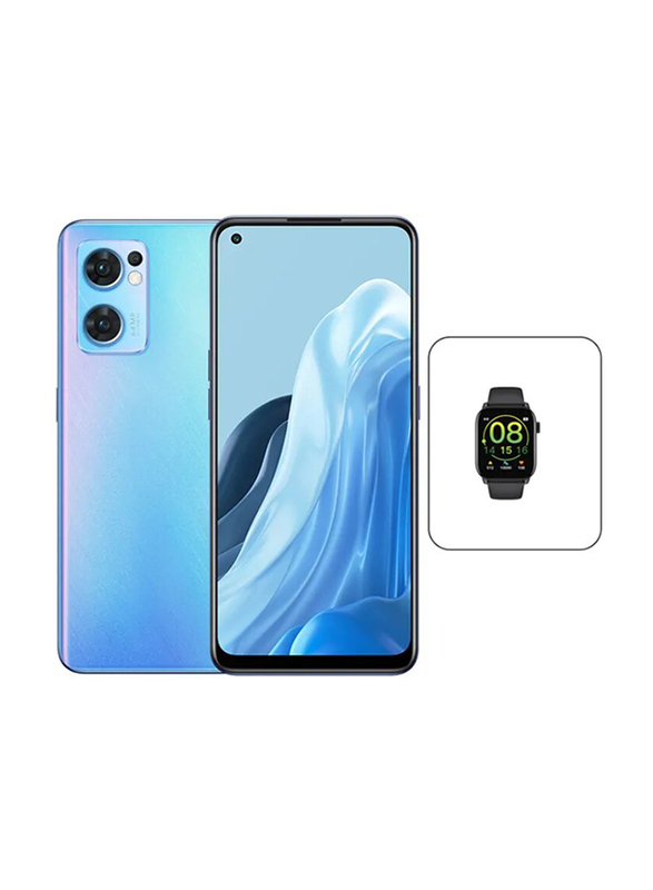 Oppo Reno 7 256GB Startrails Blue, 8GB RAM, 5G, Dual Sim Smartphone, with Smartwatch, Middle East Version
Oppo Reno 7 256GB Startrails Blue, 8GB RAM, 5G, Dual Sim Smartphone, with Smartwatch, Middle East Version