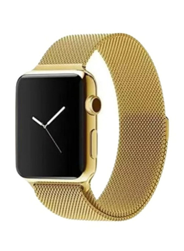 Protect Milanese Stainless Steel Watch Strap for Apple Watch 38mm/40mm/41mm, Gold
Protect Milanese Stainless Steel Watch Strap for Apple Watch 38mm/40mm/41mm, Gold