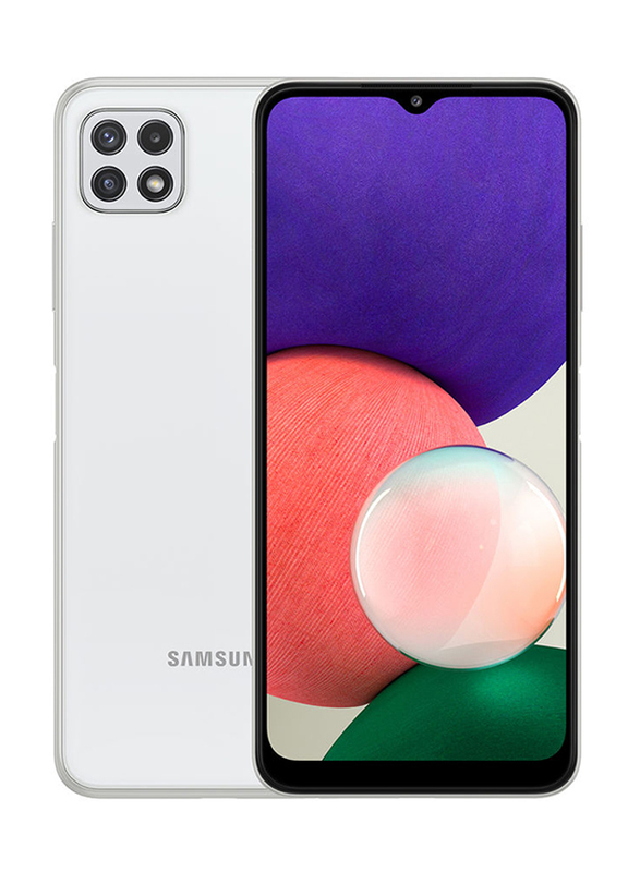 Samsung Galaxy A22 64GB White, 4GB RAM, 5G, Dual Sim Smartphone, Middle East Version
Samsung Galaxy A22 64GB White, 4GB RAM, 5G, Dual Sim Smartphone, Middle East Version
