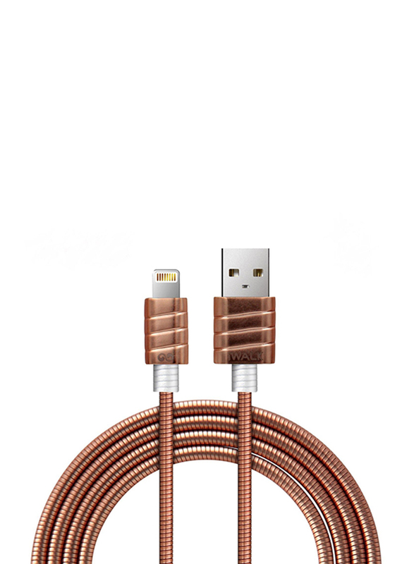 Iwalk 1-Meter Premium Certified Metallic Lightning Cable, 2.4A USB Type A Male to Lightning for Apple Devices, Gold
Iwalk 1-Meter Premium Certified Metallic Lightning Cable, 2.4A USB Type A Male to Lightning for Apple Devices, Gold