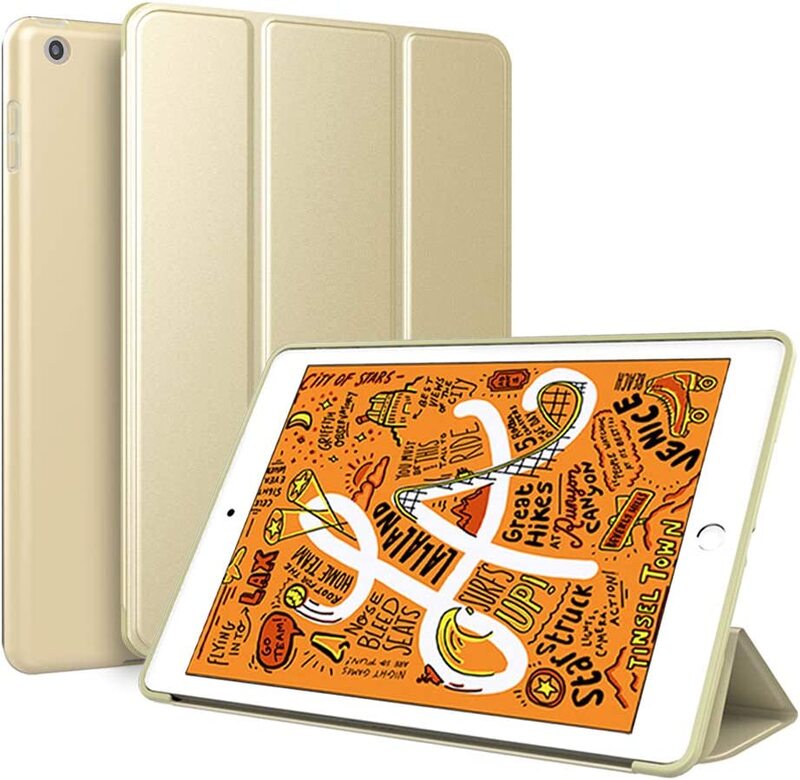 Apple iPad Mini 5 Translucent Leather Back Magnetic Mobile Phone Case Cover, Gold
Apple iPad Mini 5 Translucent Leather Back Magnetic Mobile Phone Case Cover, Gold