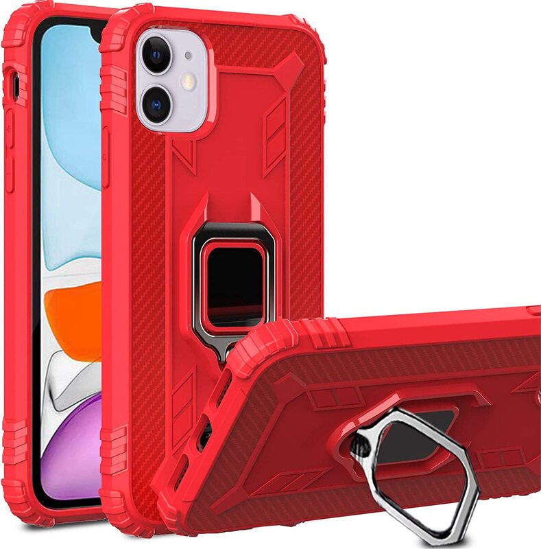 Unspecified Zouzt Apple iPhone 11 Ultra Slim Mobile Phone Case Cover with Ring Holder, Red
Unspecified Zouzt Apple iPhone 11 Ultra Slim Mobile Phone Case Cover with Ring Holder, Red