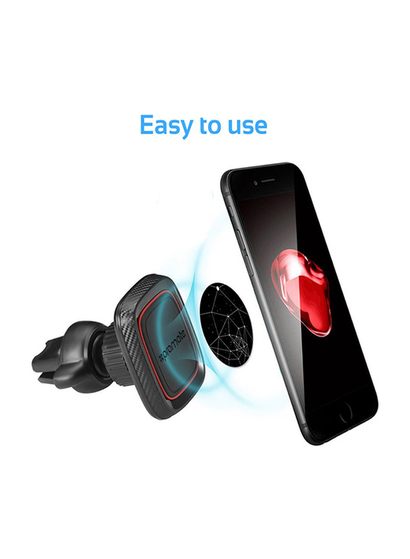 Promate AirGrip-1.Maroon Air Vent Phone Holder, 360 Degree Rotation Magnetic Cell Phone Car Cradle Mount with Strong Grip and Anti-Slip Surface, Maroo
Promate AirGrip-1.Maroon Air Vent Phone Holder, 360 Degree Rotation Magnetic Cell Phone Car Cradle Mount with Strong Grip and Anti-Slip Surface, Maroo
