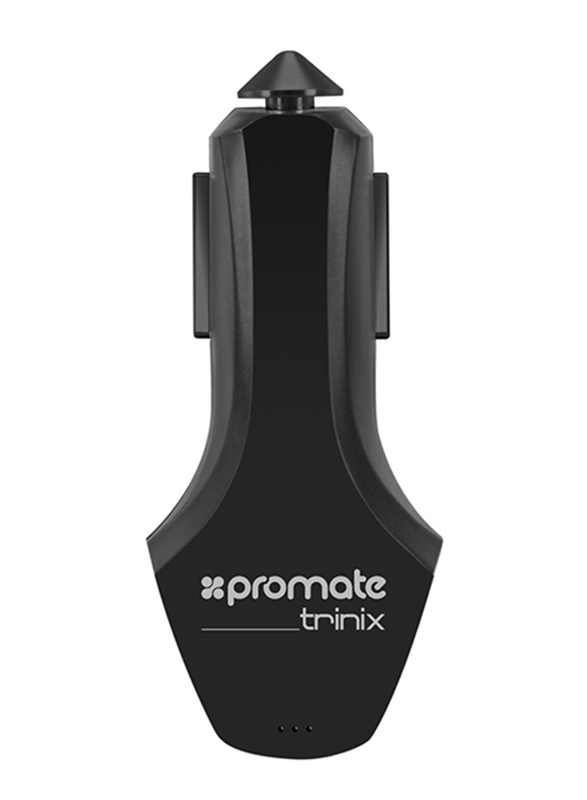Promate Trinix Quick Charge 3.0 USB Car Charger with Type-C for Mobile Phones and Tablets, Black
Promate Trinix Quick Charge 3.0 USB Car Charger with Type-C for Mobile Phones and Tablets, Black