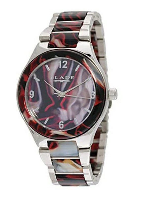 Blade Analog Watch for Women with Stainless Steel Band, Water Resistant, 15-3198LSS Red, Multicolor-Red/Black
Blade Analog Watch for Women with Stainless Steel Band, Water Resistant, 15-3198LSS Red, Multicolor-Red/Black