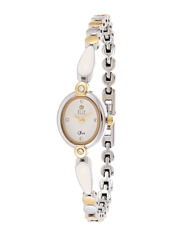 Eliz Analog Watch for Women with Stainless Steel Band, Water Resistant, ES25-8289L-TW, Silver/Gold-White
Eliz Analog Watch for Women with Stainless Steel Band, Water Resistant, ES25-8289L-TW, Silver/Gold-White