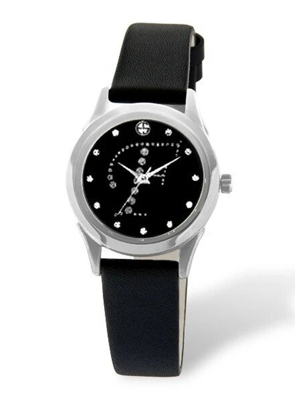 Eliz Iris Analog Quartz Watch for Women with Genuine Leather Band, Water Resistant, ES15-7990LSNN-F, Black
Eliz Iris Analog Quartz Watch for Women with Genuine Leather Band, Water Resistant, ES15-7990LSNN-F, Black