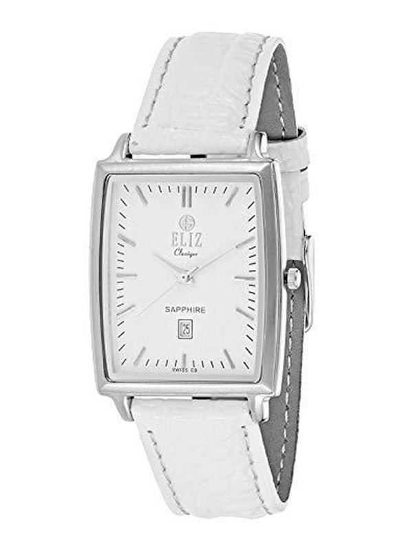 Eliz Analog Quartz Unisex Watch with Genuine Leather Band, Water Resistant, ES10-7701G-SWW, White
Eliz Analog Quartz Unisex Watch with Genuine Leather Band, Water Resistant, ES10-7701G-SWW, White