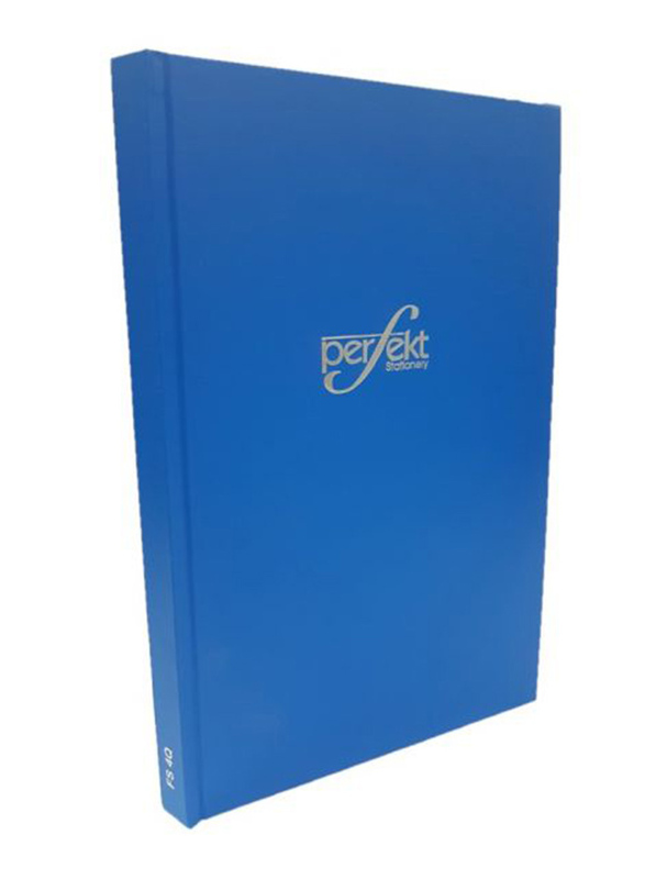 Perfekt Register Ruled Note Book/Manuscript Hard Cover, Fullscape Size 4 Quire, Blue
Perfekt Register Ruled Note Book/Manuscript Hard Cover, Fullscape Size 4 Quire, Blue