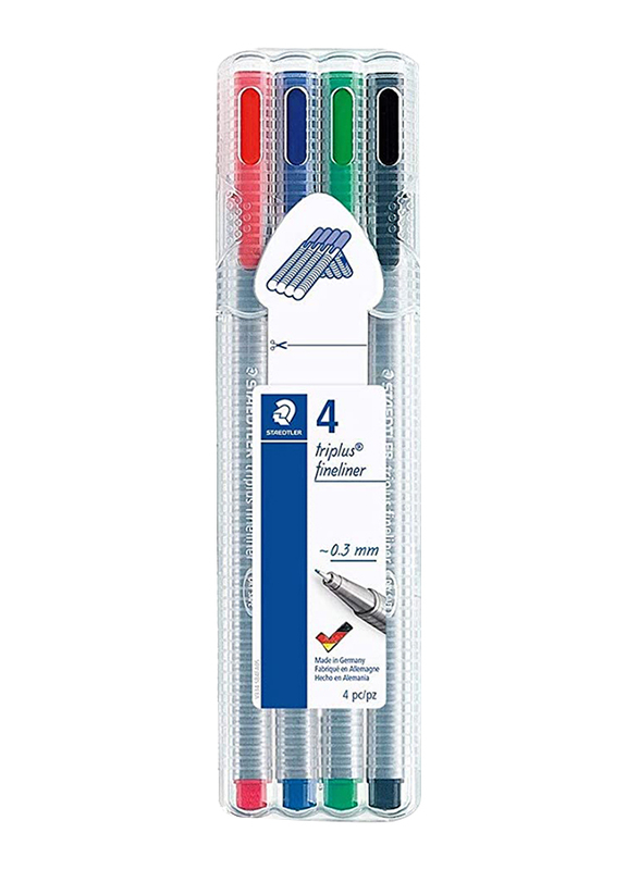 Staedtler StaEDT Perfumeler 4-Piece Triplus Superfine Fineliner Pen Set, 0.3mm, Multicolor
Staedtler StaEDT Perfumeler 4-Piece Triplus Superfine Fineliner Pen Set, 0.3mm, Multicolor