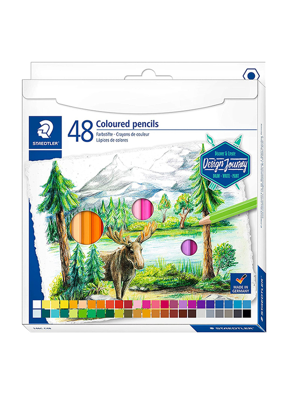 StaEDT Perfumeler ST-146C-C48 Color Premium Art Pencils Set, 48 Pieces, Assorted Colors
StaEDT Perfumeler ST-146C-C48 Color Premium Art Pencils Set, 48 Pieces, Assorted Colors