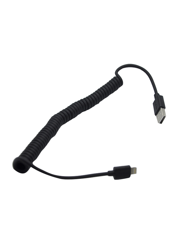 Brave 1.8-Meter Lightning Coiled Cable, USB Type A Male to Lightning for Apple Devices, BDC 409, Black
Brave 1.8-Meter Lightning Coiled Cable, USB Type A Male to Lightning for Apple Devices, BDC 409, Black