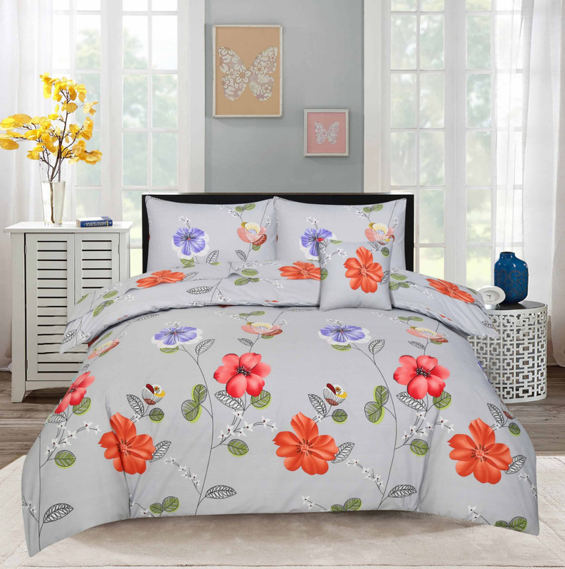 Style Nasma 3-Piece Adec Design Sheets & Pillow Cases Set, 1 Fitted Bed Sheet + 2 Pillow Covers, Grey, Double
Style Nasma 3-Piece Adec Design Sheets & Pillow Cases Set, 1 Fitted Bed Sheet + 2 Pillow Covers, Grey, Double