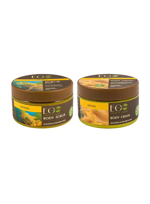 Eo Laboratorie Natural & Organic Lifting Set, Body Scrub 300ml + Body Cream 250ml, 2 Pieces
Eo Laboratorie Natural & Organic Lifting Set, Body Scrub 300ml + Body Cream 250ml, 2 Pieces