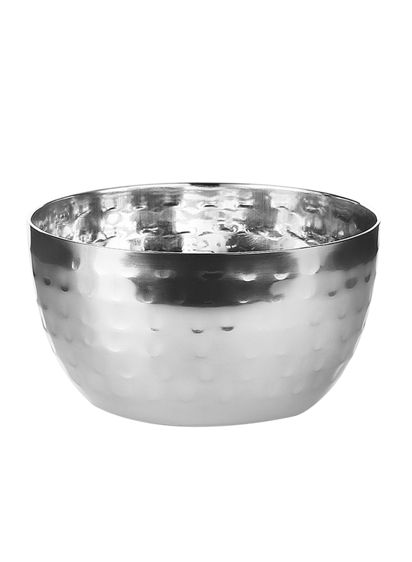 Kedge 170ml Stainless Steel Round 4 No. Apple Bowl (108), with Hammered Finish, 8 x 4.5cm, Silver
Kedge 170ml Stainless Steel Round 4 No. Apple Bowl (108), with Hammered Finish, 8 x 4.5cm, Silver