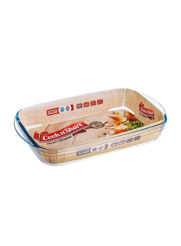 Cook n' Share 1.6 Ltr (6) Borosilicate Glass Rectangular Roaster Baking Tray, 28 x 20 x 5cm, Clear
Cook n' Share 1.6 Ltr (6) Borosilicate Glass Rectangular Roaster Baking Tray, 28 x 20 x 5cm, Clear
