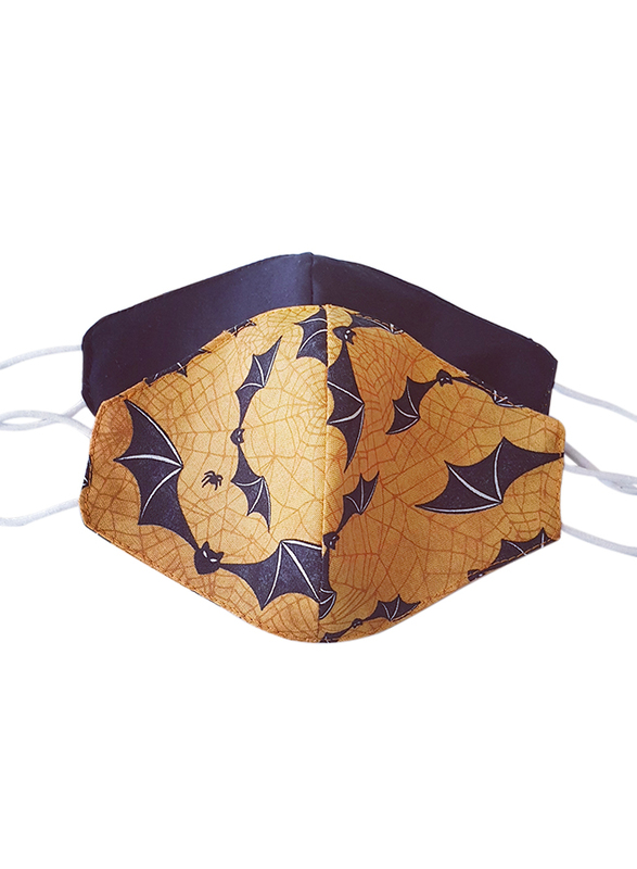 The Artisan Corner Bats Printed Reversible Face Mask for Adults, Light Brown/Black, 1 Piece
The Artisan Corner Bats Printed Reversible Face Mask for Adults, Light Brown/Black, 1 Piece