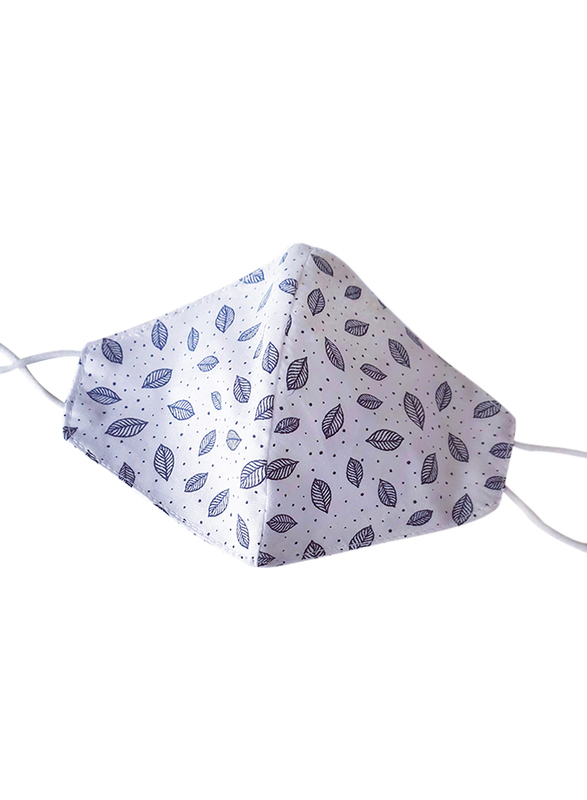 The Artisan Corner Leaf Printed Reversible Face Mask for Kids, 4+ Years, White, 1 Piece
The Artisan Corner Leaf Printed Reversible Face Mask for Kids, 4+ Years, White, 1 Piece
