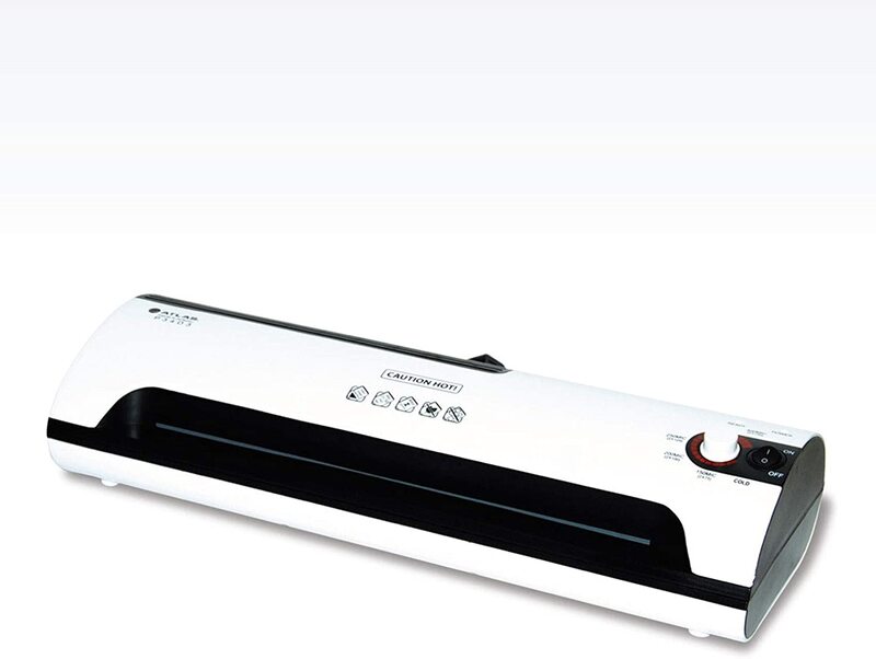 Atlas 240V Stylish High Performance Laminating Machine for A4 Size/A3 Size, Equipped with 4 rollers, White
Atlas 240V Stylish High Performance Laminating Machine for A4 Size/A3 Size, Equipped with 4 rollers, White