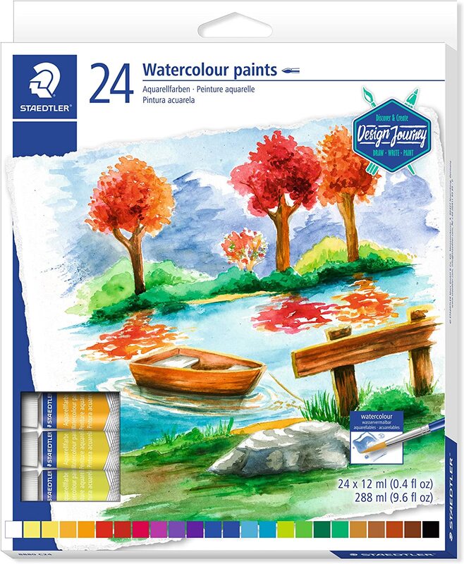 StaEDT Perfumeler Karat Watercolour Paint Tube, 12 Pieces, 8880 C24 ST, Multicolour
StaEDT Perfumeler Karat Watercolour Paint Tube, 12 Pieces, 8880 C24 ST, Multicolour