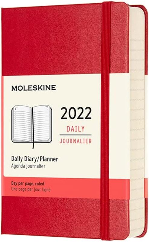 Moleskine Classic 18 Month 2021-2022 Weekly Planner Hard Cover Pocket, 3.5 X 5.5-inch, Scarlet Red
Moleskine Classic 18 Month 2021-2022 Weekly Planner Hard Cover Pocket, 3.5 X 5.5-inch, Scarlet Red