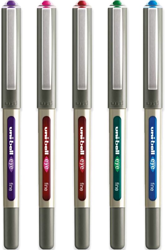 Uniball 5-Piece UB-177 Fine Deluxe Roller Pen, 0.7mm, Green/Light Blue/Pink/Orange/Wine Red
Uniball 5-Piece UB-177 Fine Deluxe Roller Pen, 0.7mm, Green/Light Blue/Pink/Orange/Wine Red