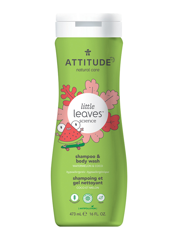 Attitude 473ml Little Leaves Watermelon & Coco 2-in-1 Shampoo & Body Wash for Babies, Green
Attitude 473ml Little Leaves Watermelon & Coco 2-in-1 Shampoo & Body Wash for Babies, Green