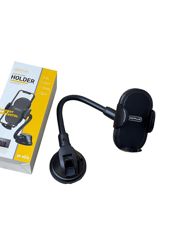 Digitplus Strong Suction Adjustable Mount Wind Shield Dashboard Car Phone Holder, Black
Digitplus Strong Suction Adjustable Mount Wind Shield Dashboard Car Phone Holder, Black