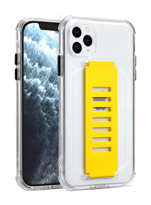 Grip2u Apple iPhone 12 Pro Mobile Phone Case Cover, with Wristband Holder, Yellow/Clear
Grip2u Apple iPhone 12 Pro Mobile Phone Case Cover, with Wristband Holder, Yellow/Clear