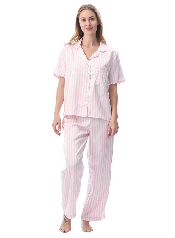Lacy Dreams Elegant and Comfortable Sleepwear Top and Pyjama Set, Double Extra Large, Pink
Lacy Dreams Elegant and Comfortable Sleepwear Top and Pyjama Set, Double Extra Large, Pink