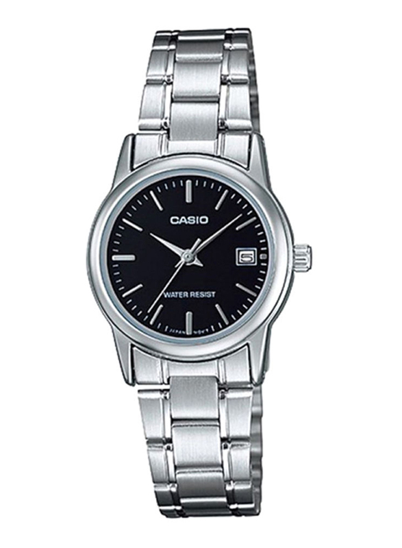 Casio Enticer Analog Watch for Women with Stainless Steel Band, Water Resistant, LTP-V002D-1A, Silver-Black
Casio Enticer Analog Watch for Women with Stainless Steel Band, Water Resistant, LTP-V002D-1A, Silver-Black