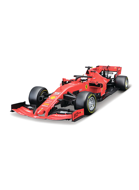Bburago Ferrari SF90 Sebastian Vettel 2019 Diecast Model Car, 1:18 Scale, Red, Ages 1+
Bburago Ferrari SF90 Sebastian Vettel 2019 Diecast Model Car, 1:18 Scale, Red, Ages 1+
