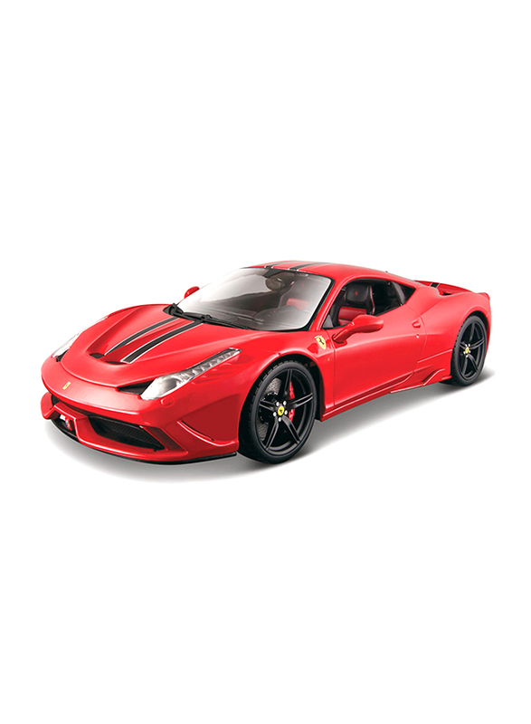 Bburago Ferrari Signature Series 458 Speciale Diecast Model Car, 1:18 Scale, Red, Ages 1+
Bburago Ferrari Signature Series 458 Speciale Diecast Model Car, 1:18 Scale, Red, Ages 1+