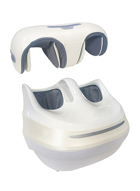 Rotai Deluxe Foot & Knee Massager Shiatsu Therapy Machine with Heat, HC-9, Pearl White + Rotai Shiatsu Back Massage Cushion with Heat, RT2506, Black
Rotai Deluxe Foot & Knee Massager Shiatsu Therapy Machine with Heat, HC-9, Pearl White + Rotai Shiatsu Back Massage Cushion with Heat, RT2506, Black