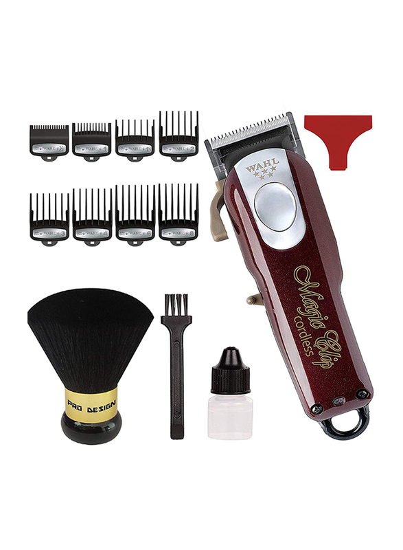 Wahl Professional 5-Star Cord/Cordless Magic Clip Precision Fade Clipper Loaded with Bonus Neck Duster, Burgundy
Wahl Professional 5-Star Cord/Cordless Magic Clip Precision Fade Clipper Loaded with Bonus Neck Duster, Burgundy