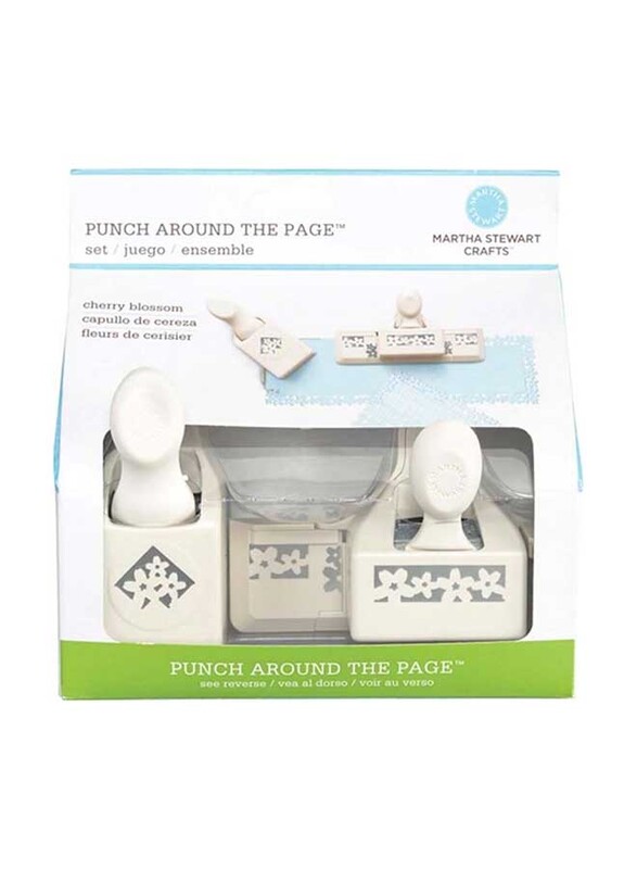 Martha Stewart Cherry Blossom Punch Around the Page Combo Set, 2 Pieces, Beige
Martha Stewart Cherry Blossom Punch Around the Page Combo Set, 2 Pieces, Beige