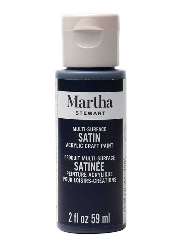 Plaid Martha Stewart Multi Surface Acrylic Satin Craft Paint, 2oz, Deep Sea Dark Blue
Plaid Martha Stewart Multi Surface Acrylic Satin Craft Paint, 2oz, Deep Sea Dark Blue