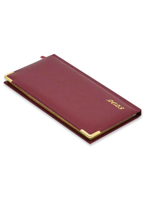 FIS 2023 English Golden 1 Side Padded Slim Diary with Vinyl Cover, 128 Sheets, 60 GSM, FSDI52EG23MR, Maroon
FIS 2023 English Golden 1 Side Padded Slim Diary with Vinyl Cover, 128 Sheets, 60 GSM, FSDI52EG23MR, Maroon