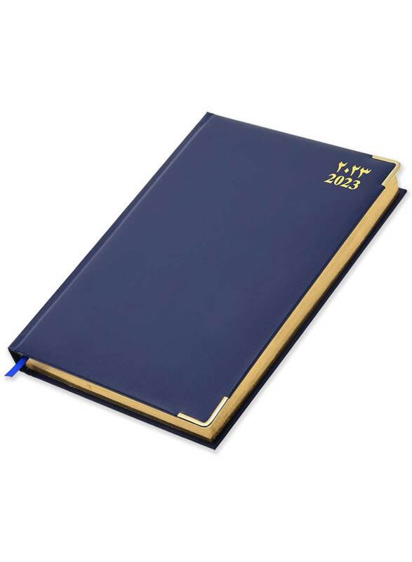 FIS 2023 Arabic/English Golden Executive Daily Diary, 384 Sheets, 70 GSM, FSDI88AEG23BL, Blue
FIS 2023 Arabic/English Golden Executive Daily Diary, 384 Sheets, 70 GSM, FSDI88AEG23BL, Blue