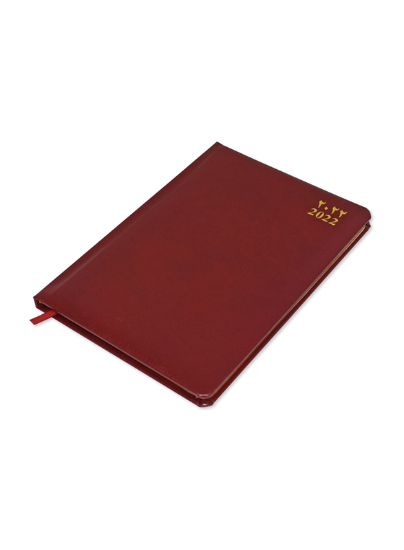 FIS 2022 Golden Bonded Leather 1-Side Padded Arabic/English Notebook, 128 Sheets, 70 GSM, A5 Size, FSDI78AEGB22MR, Maroon
FIS 2022 Golden Bonded Leather 1-Side Padded Arabic/English Notebook, 128 Sheets, 70 GSM, A5 Size, FSDI78AEGB22MR, Maroon