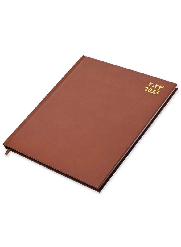 FIS 2023 Arabic/English/French Executive Diary with 1-Week at a Glance and 1-Side Padded Vinyl Cover, 128 Sheets, 70 GSM, FSDI34AE23BR, Brown
FIS 2023 Arabic/English/French Executive Diary with 1-Week at a Glance and 1-Side Padded Vinyl Cover, 128 Sheets, 70 GSM, FSDI34AE23BR, Brown
