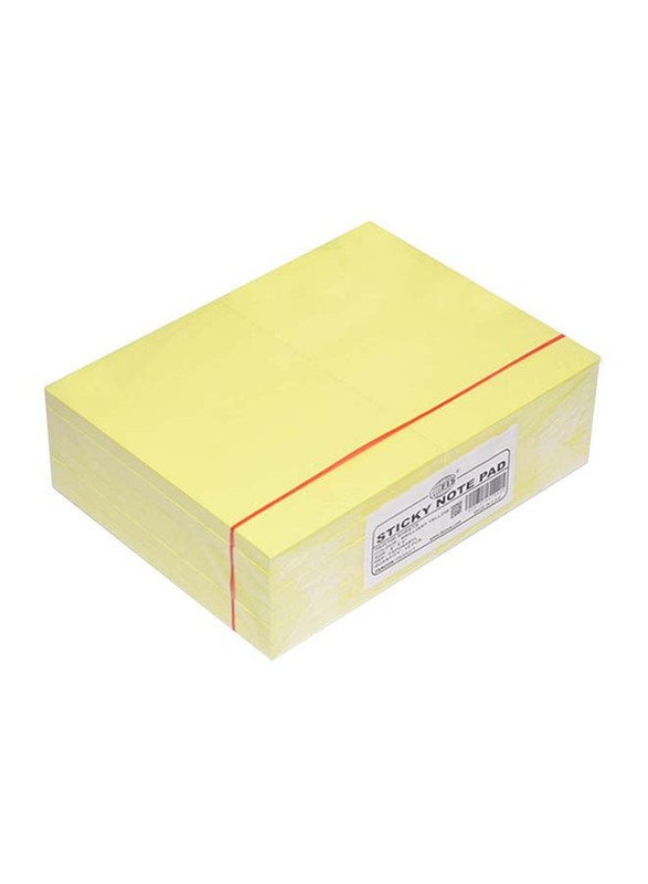 FIS 12-Piece Sticky Note Pad Set, 15.24 x 10.16cm, 100 Sheets, FSPO64BYL, Brilliant Yellow
FIS 12-Piece Sticky Note Pad Set, 15.24 x 10.16cm, 100 Sheets, FSPO64BYL, Brilliant Yellow