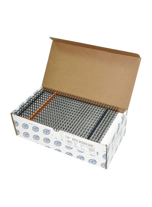 FIS Metal Binding Wire Set, 100-Piece, 7/16-Inch, 34-Loop 3:1, FSBDW716BK, Black
FIS Metal Binding Wire Set, 100-Piece, 7/16-Inch, 34-Loop 3:1, FSBDW716BK, Black