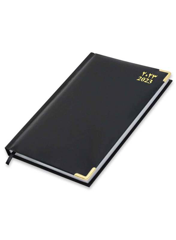 FIS 2023 Arabic/English Friday & Saturday Combined Diary, 320 Sheets, 60 GSM, A5 Size, FSDI93AE23BK, Black
FIS 2023 Arabic/English Friday & Saturday Combined Diary, 320 Sheets, 60 GSM, A5 Size, FSDI93AE23BK, Black