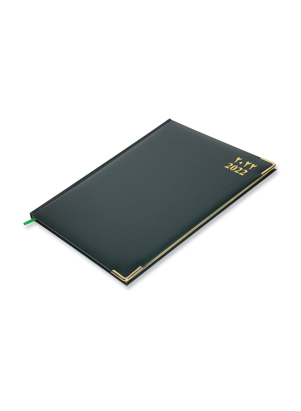 FIS Golden Executive 2022 1-Week At A Glance Arabic/English/French Notebook, 128 Sheets, 70 GSM, FSDI32AEG22GR, Green/Gold/Yellow
FIS Golden Executive 2022 1-Week At A Glance Arabic/English/French Notebook, 128 Sheets, 70 GSM, FSDI32AEG22GR, Green/Gold/Yellow