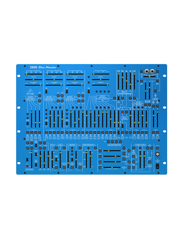 Behringer Special Edition Analog Synthesizer with 3 VCOs, Multi-Mode VCF in 8U Rack-Mount Format, Blue
Behringer Special Edition Analog Synthesizer with 3 VCOs, Multi-Mode VCF in 8U Rack-Mount Format, Blue